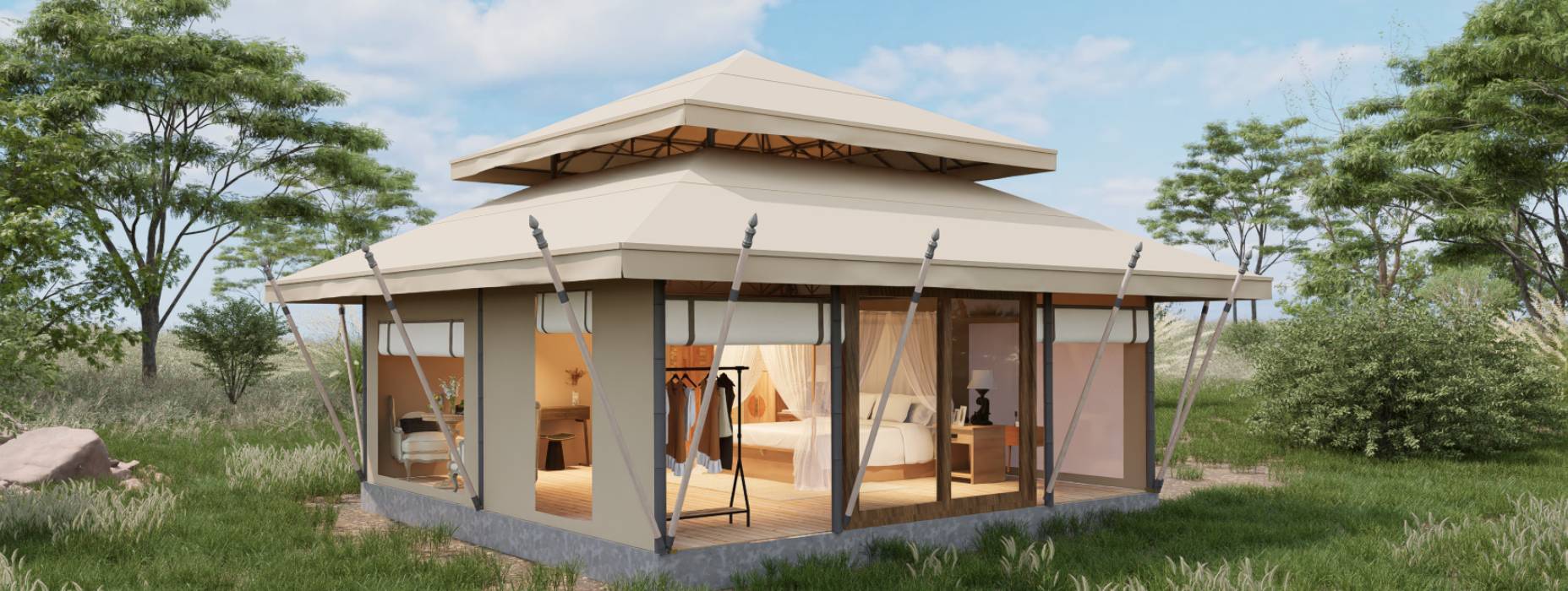 牟平区户外野奢帐篷